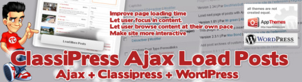 ClassiPress Ajax Load Posts